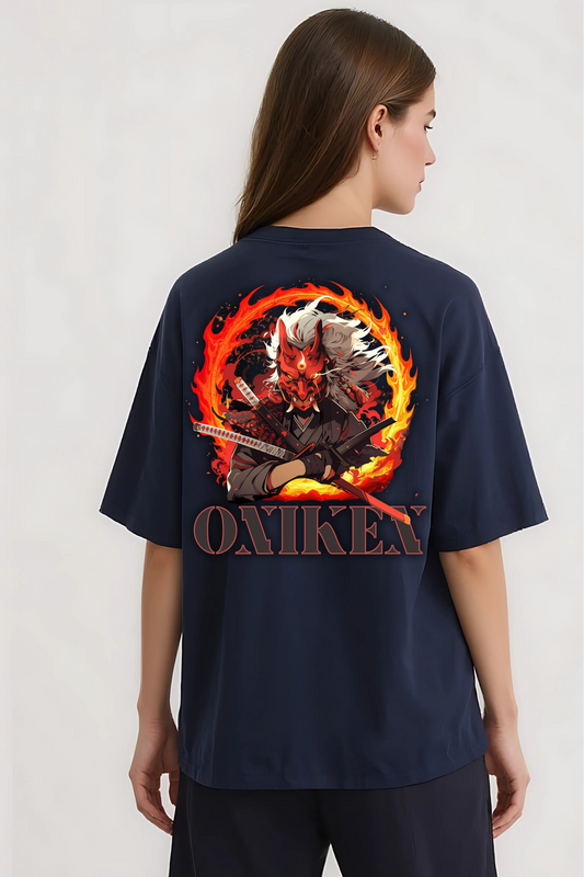 ONIKEN OVERSIZED TEE NAVY-BLUE
