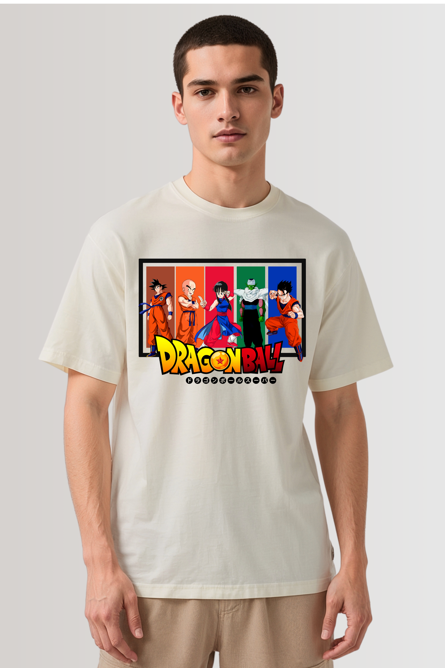 DRAGON BALLZ OVERSIZED TEE BEIGE