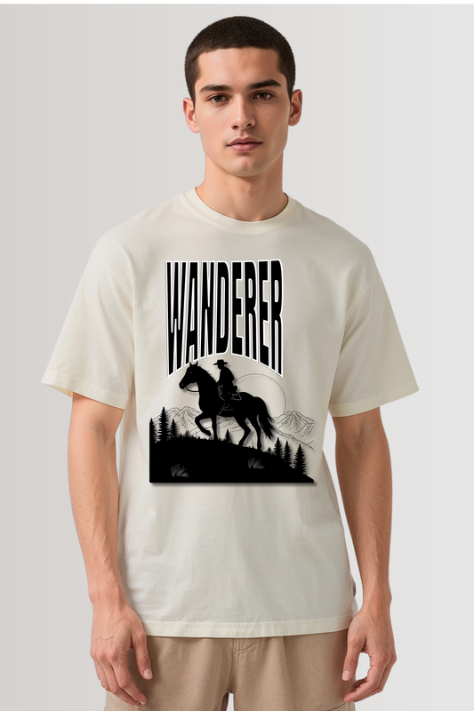 WANDERER OVERSIZED TEE BEIGE