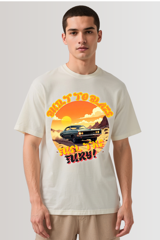 BLAZE OVERSIZED TEE BEIGE