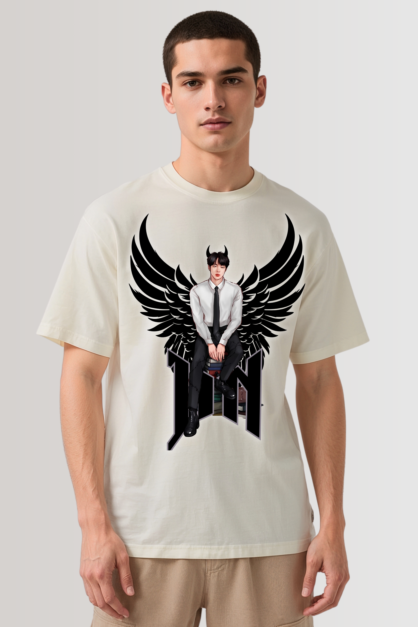 JIN OVERSIZED TEE BEIGE