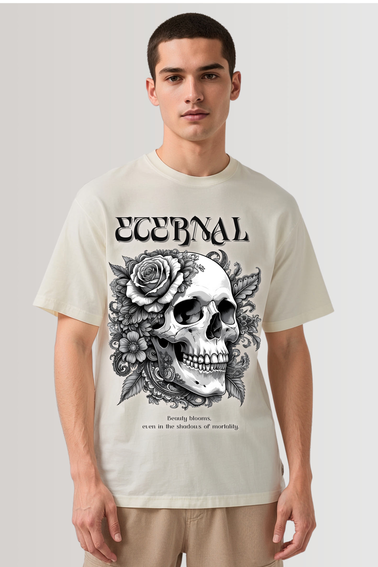 ETERNAL OVERSIZED TEE BEIGE