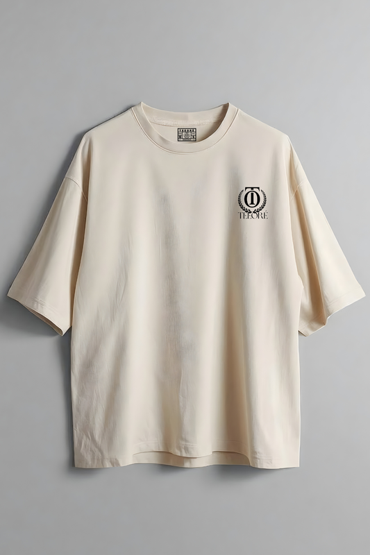 OVERSIZED T-SHIRT CREAMY BEIGE