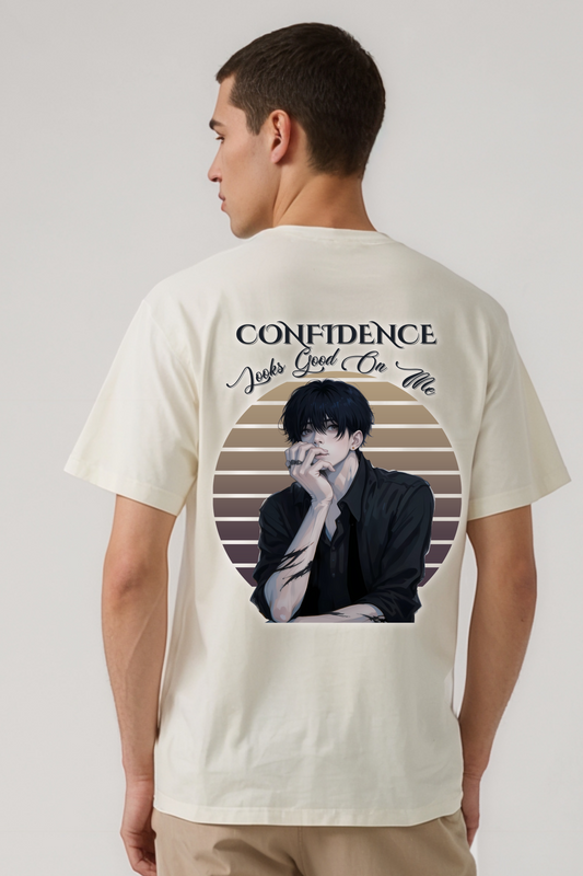 CONFIDENCE OVERSIZED TEE BEIGE