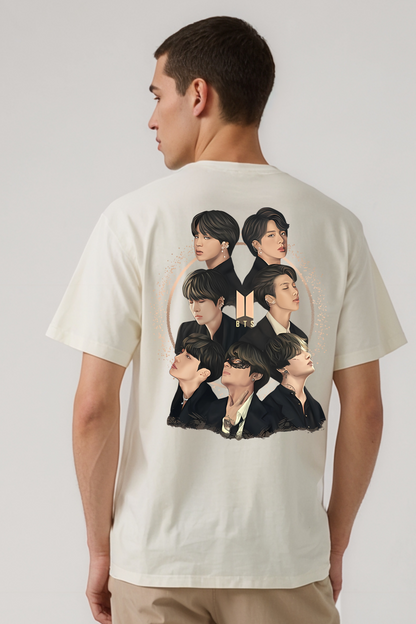 BTS-I OVERSIZED TEE BEIGE