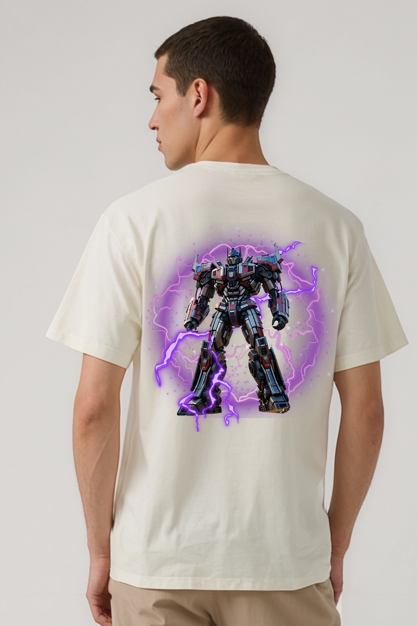 MEGATRON OVERSIZED TEE BEIGE