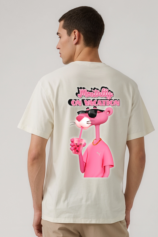 VACATION OVERSIZED TEE BEIGE