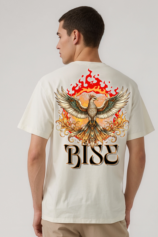 RISE OVERSIZED TEE BEIGE