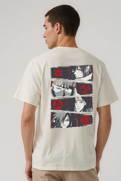 NARUTO SHANIGAN OVERSIZED TEE BEIGE