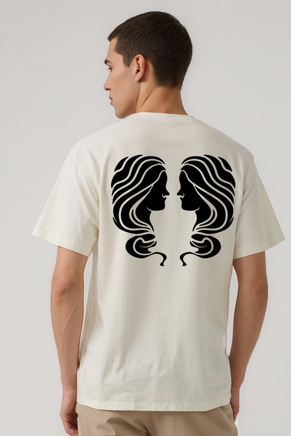 GEMINI OVERSIZED TEE BEIGE