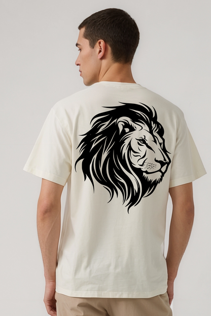 LEO OVERSIZED TEE BEIGE