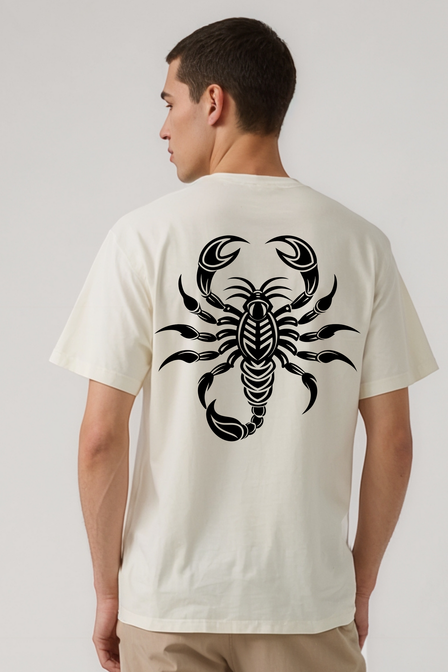 SCORPIO OVERSIZED TEE BEIGE