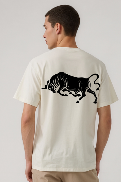 TAURUS OVERSIZED TEE BEIGE