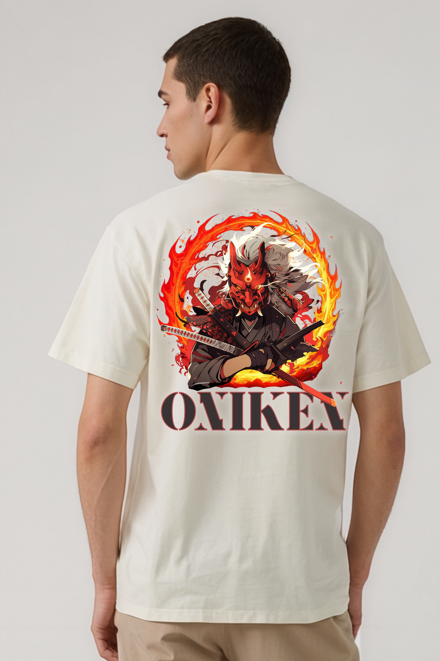 ONIKEN OVERSIZED TEE BEIGE