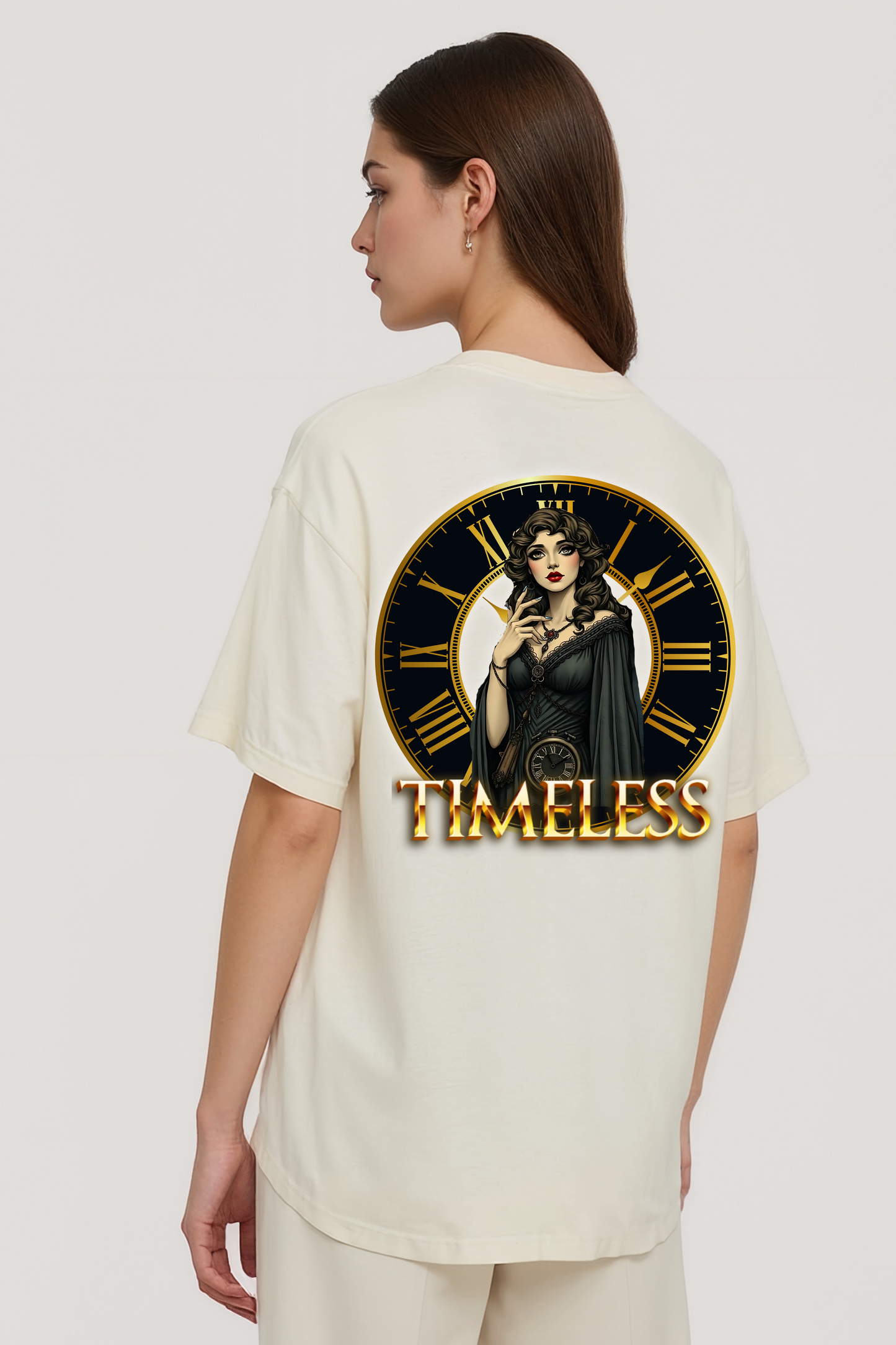 TIMELESS OVERSIZED TEE BEIGE