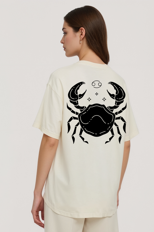 CANCER OVERSIZED TEE BEIGE