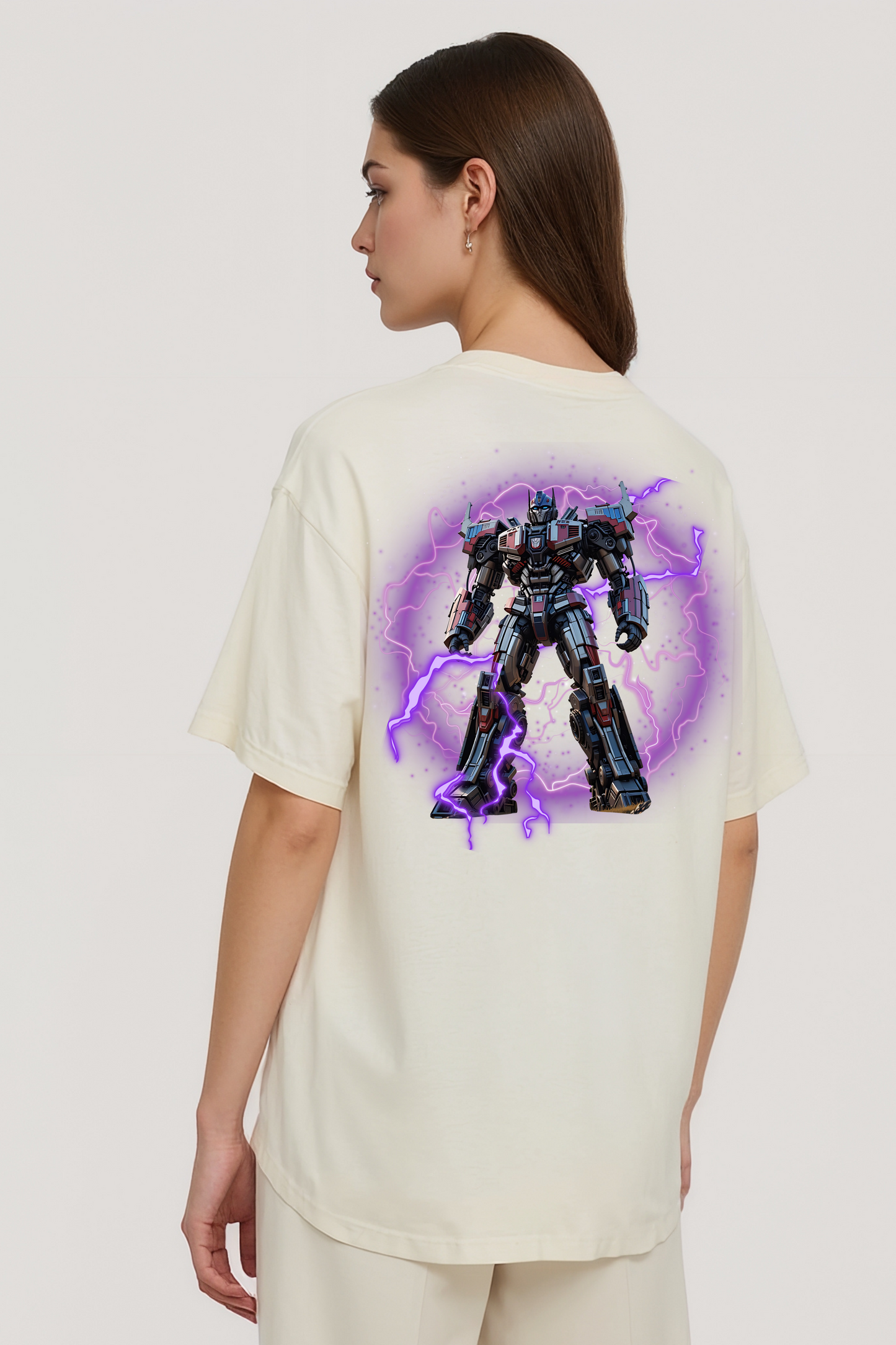 MEGATRON OVERSIZED TEE BEIGE