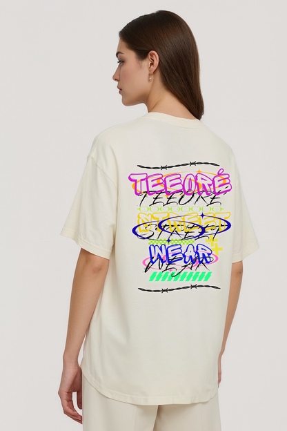 STREETWEAR OVERSIZED TEE BEIGE