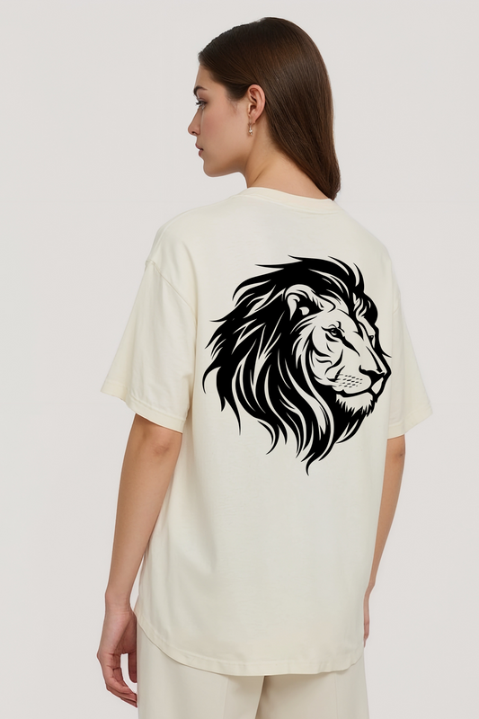 LEO OVERSIZED TEE BEIGE