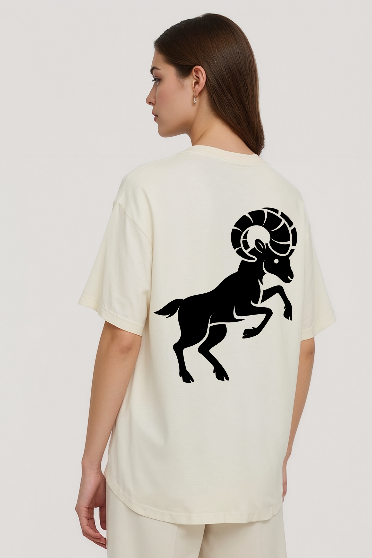 ARIES OVERSIZED TEE BEIGE