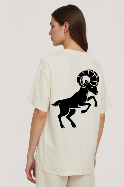 ARIES OVERSIZED TEE BEIGE