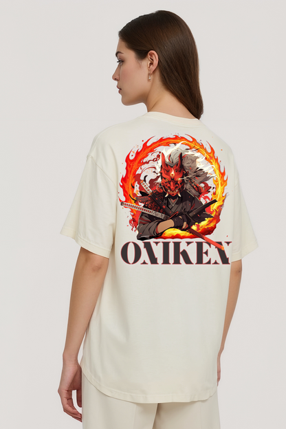 ONIKEN OVERSIZED TEE BEIGE