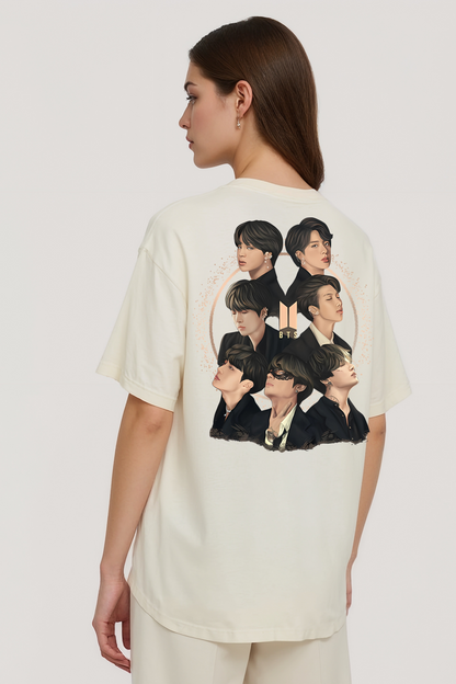 BTS-I OVERSIZED TEE BEIGE