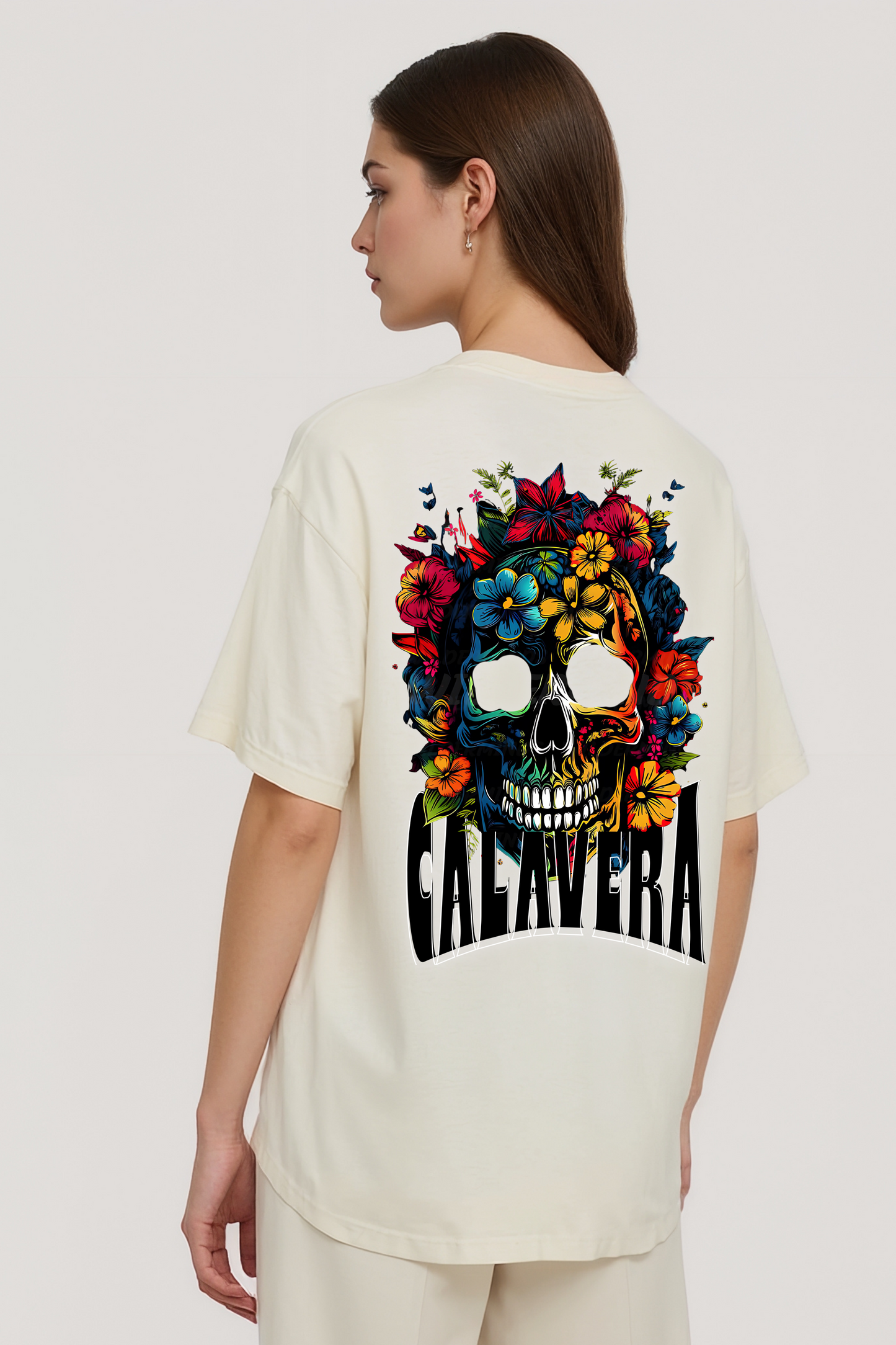 CALAVERA OVERSIZED TEE BEIGE