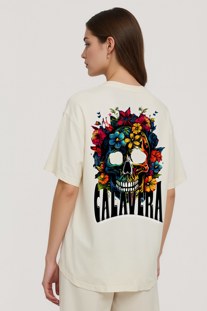 CALAVERA OVERSIZED TEE BEIGE
