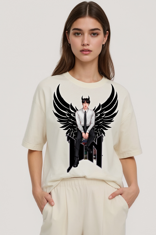 JIN OVERSIZED TEE BEIGE