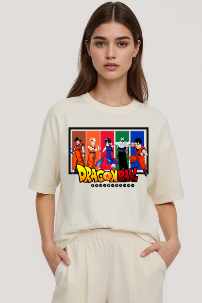 DRAGON BALLZ OVERSIZED TEE BEIGE