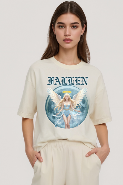 FALLEN OVERSIZED TEE BEIGE