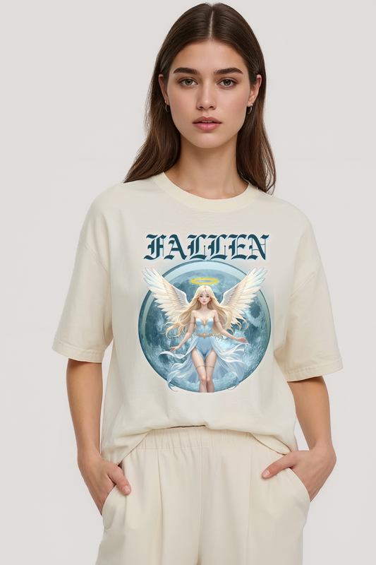 FALLEN OVERSIZED TEE BEIGE