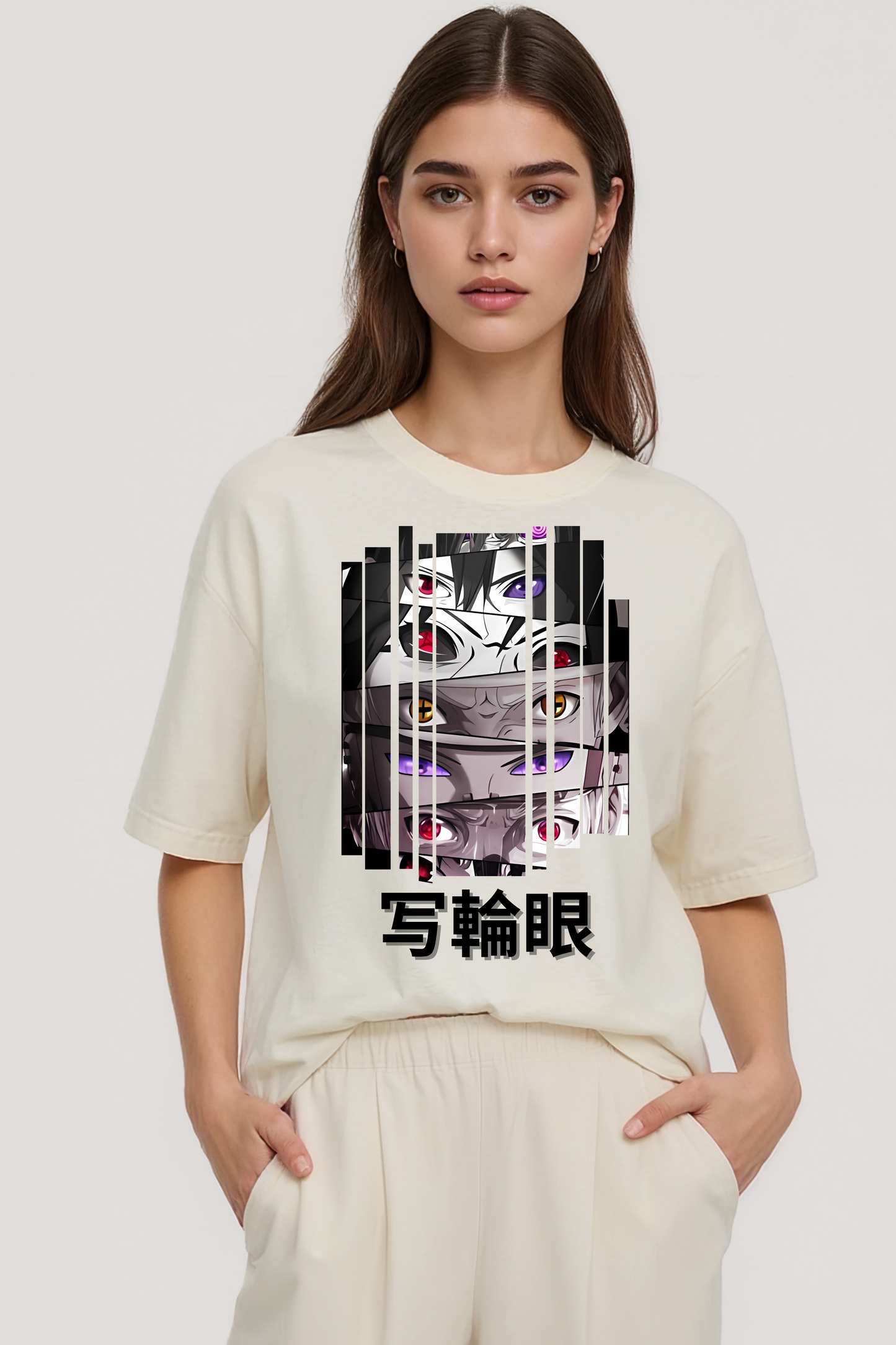 SHANIGAN SQUAD OVERSIZED TEE BEIGE