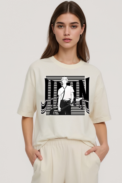 JIMIN OVERSIZED TEE BEIGE