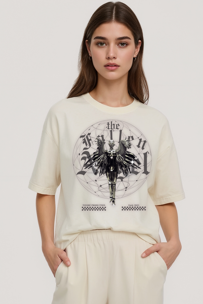 FALLEN ANGEL OVERSIZED TEE BEIGE
