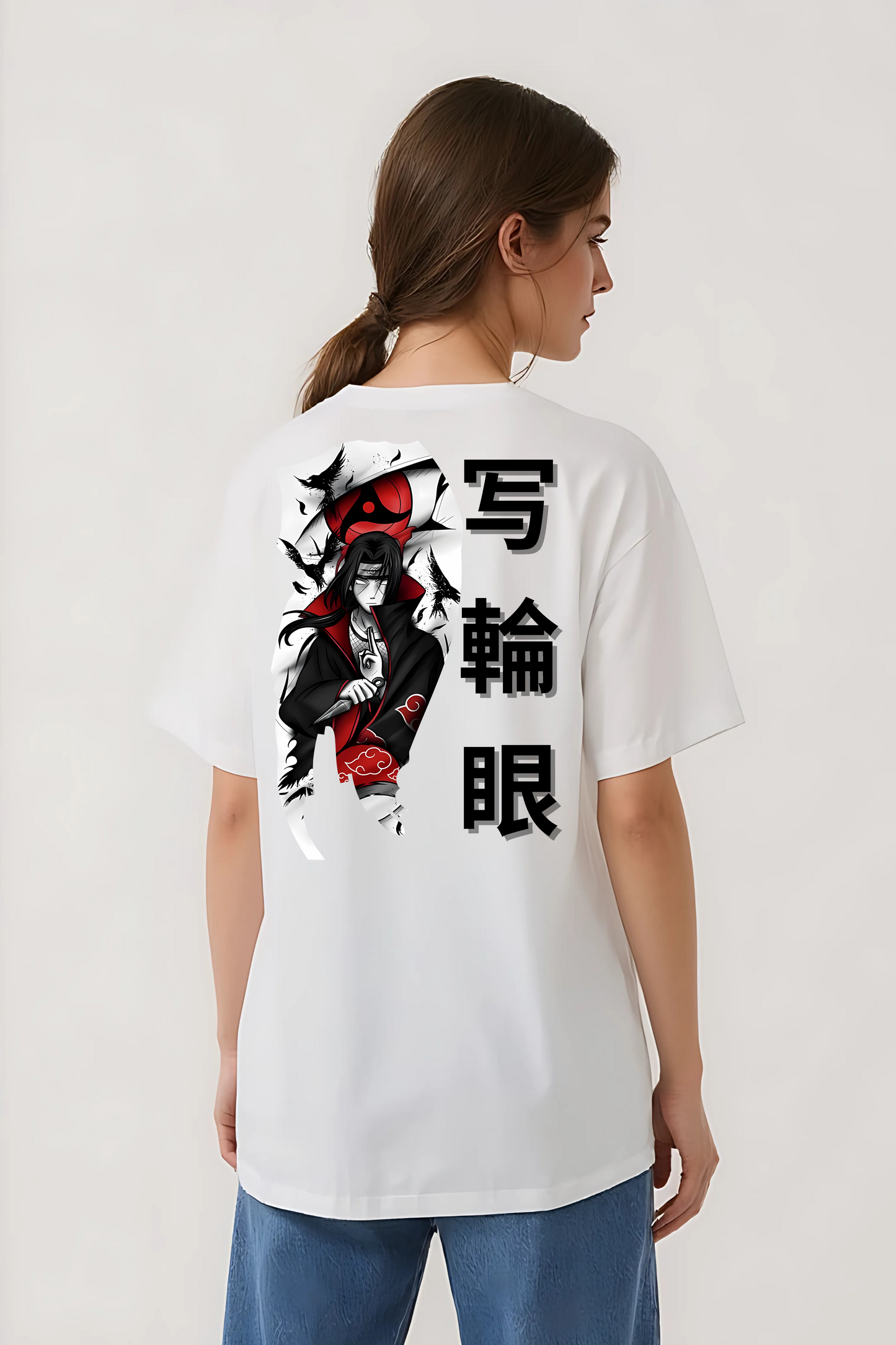 SASUKE OVERSIZED TEE WHITE