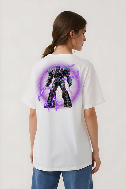 MEGATRON OVERSIZED TEE WHITE