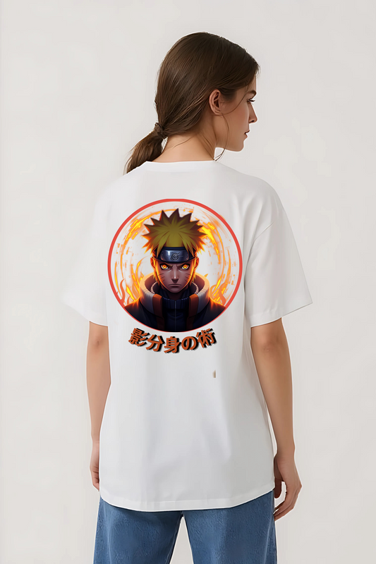 NARUTO GRAPHIC OVERSIZED TEE WHITE