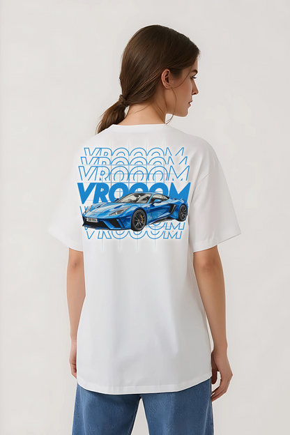 VROOM OVERSIZED TEE WHITE