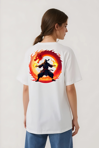 IGNITE GRAPHIC OVERSIZED TEE WHITE