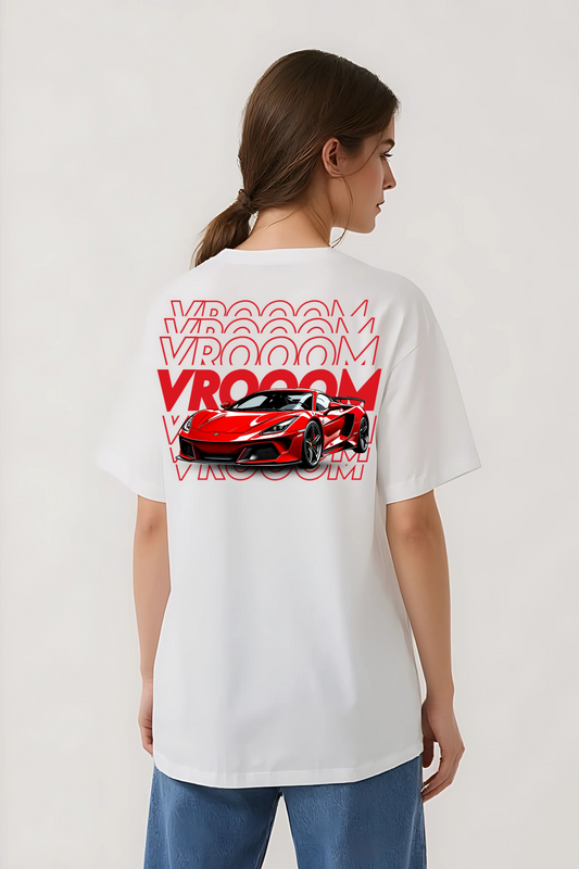 VROOM II OVERSIZED TEE WHITE