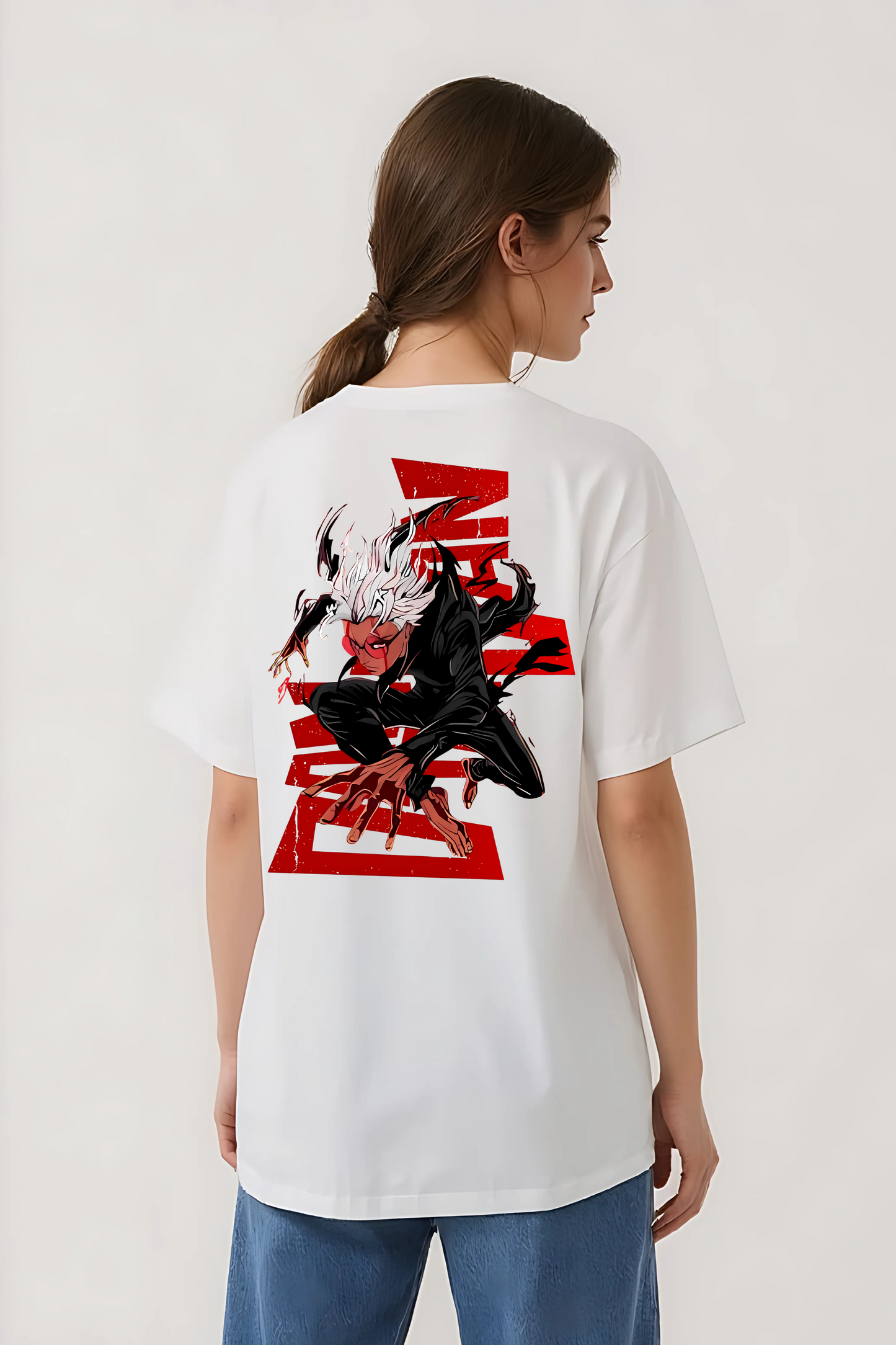 DANDADAN OVERSIZED TEE WHITE