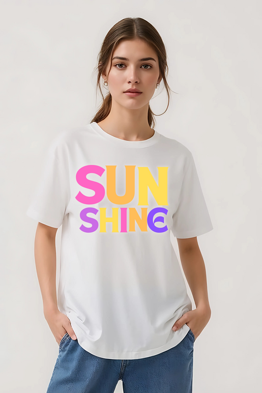 SUNSHINE OVERSIZED TEE WHITE