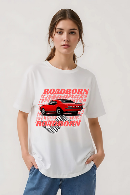 ROADBORN OVERSIZED TEE WHITE