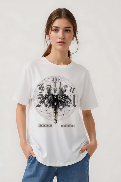 FALLEN ANGEL OVERSIZED TEE WHITE