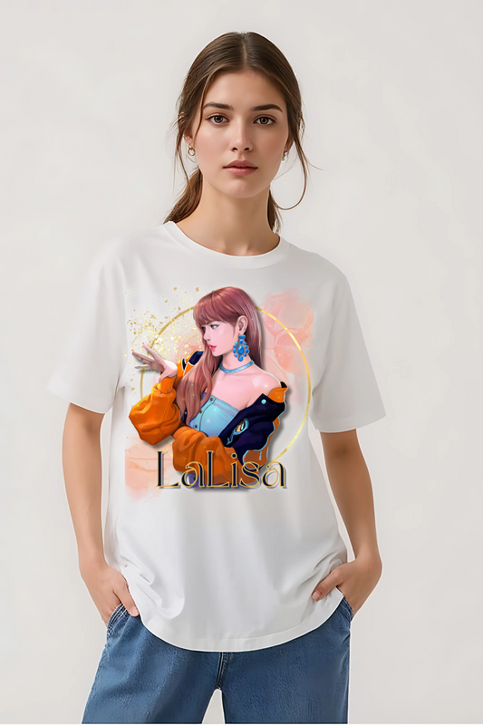 LALISA OVERSIZED TEE WHITE