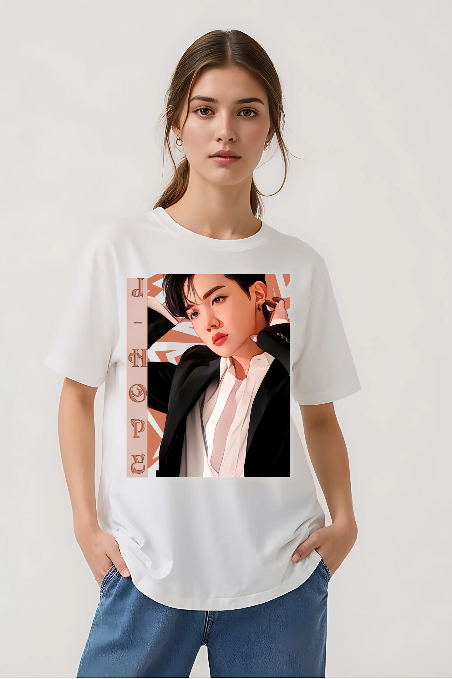 J HOPE OVERSIZED TEE WHITE