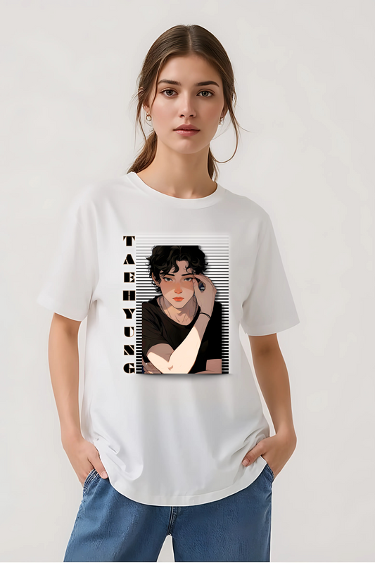 TAEHYUNG OVERSIZED TEE WHITE