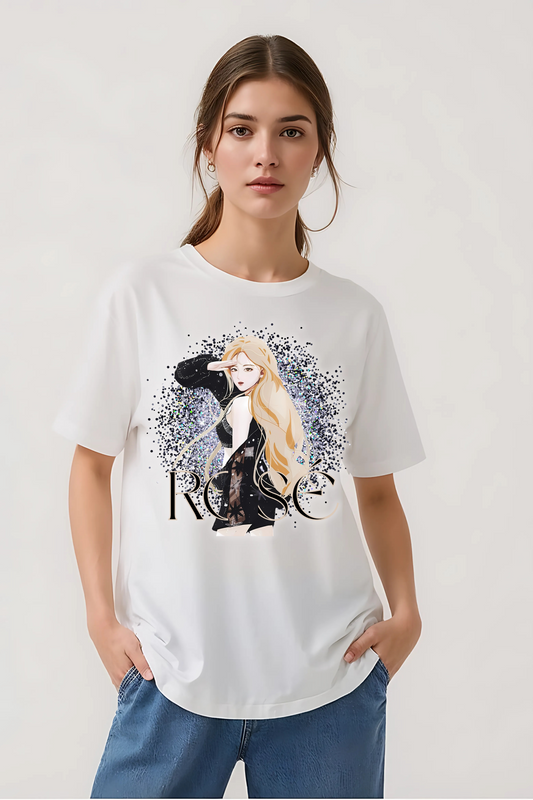 ROSE OVERSIZED TEE WHITE